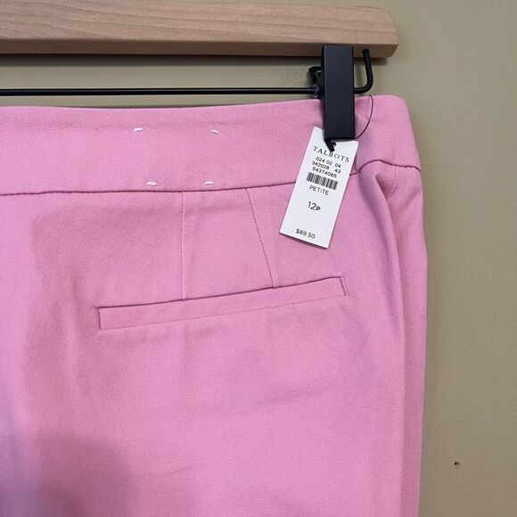 Talbots Women’s Pink Chatham Ankle Pant Petite 12 NWT - Picture 4 of 10